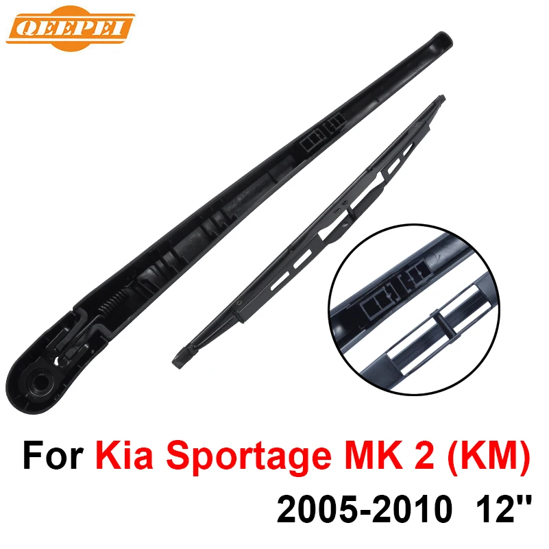 QEEPEI Rear Windscreen Wiper and Arm For Kia Sportage MK 2 (KM) 2005