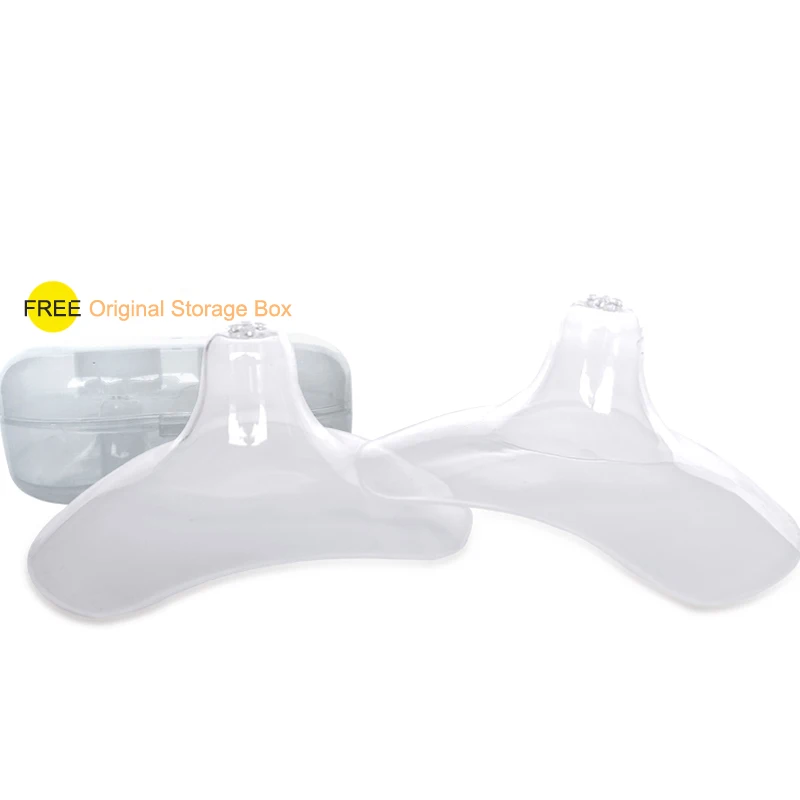 CMbear High quality Manual Or Electric Breast Pump Accessories 2 PCS Silicone Nipple Protective cover breast-feeding protector