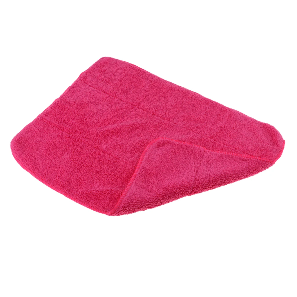 2pcs Microfiber Skate Wipe Care Cleaning Cloth Skates Boots Quick drying Clean Towel Blue Pink