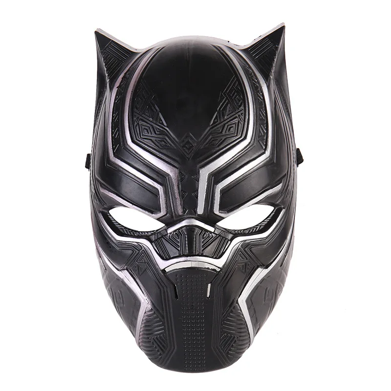 Черная пантера маски Капитан Америка 3 Мстители ПВХ маска Бесконечность войны Marvel фильм косплей маске Хэллоуин косплей реалистичные партии