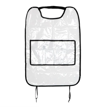 

LEEPEE For Children Kick Mud Mats Waterproof Seat Back Protector Interior Accessories With Bag Car Storage Bags Car Seat Covers