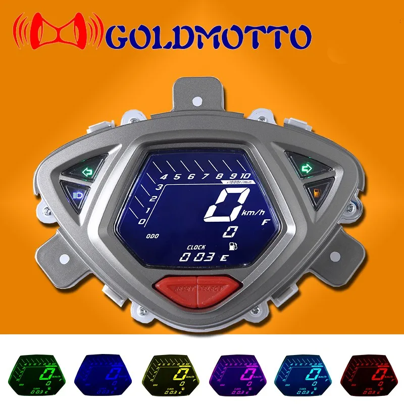 2016 Hot Sell Lcd Speedometer Odometer Scooter Motorcycle