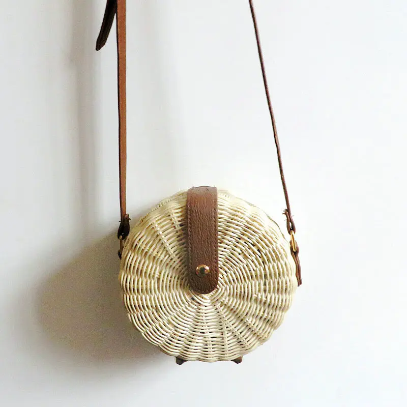 Round Straw Crossbody Bag Designer Literacy Basics