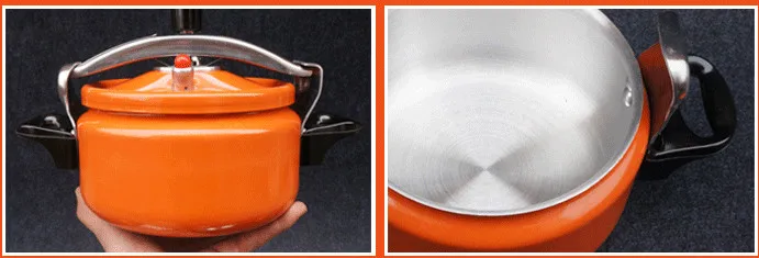 Оранжевый/зеленый 2L fit 1-2 человек Магнитная индукционная плита Нижняя скороварка 18x18 см