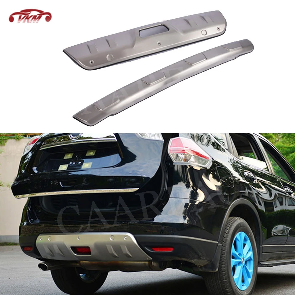 Front Rear Bumper Fender Protector Guard Skid Plate Sill Covers For Nissan X Trail Rogue Xtrail
