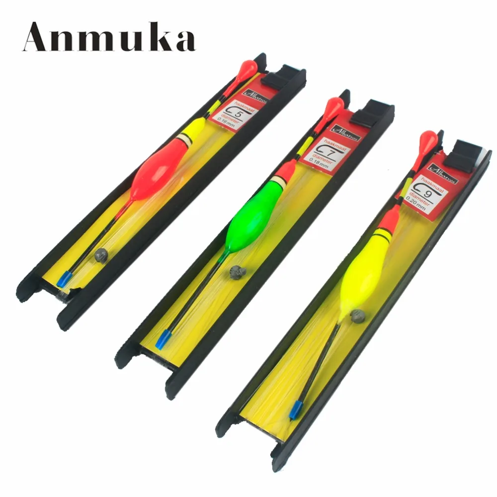Anmuka Fishing Float Yellow Red Green Colour Vertical Buoy Fishing