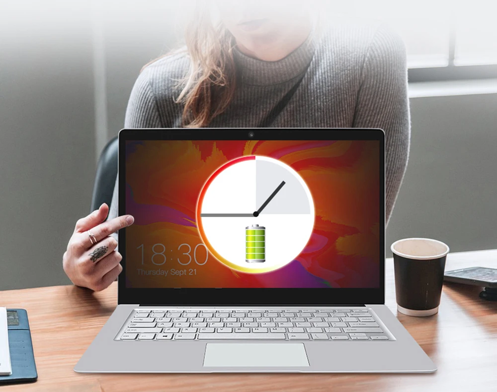 Jumper EZbook S4 ноутбук 14 дюймов 1920*1080 дисплей ноутбук Intel Gemini Lake N4100 ультрабук 4 Гб ram 64 Гб/128 ГБ rom компьютер