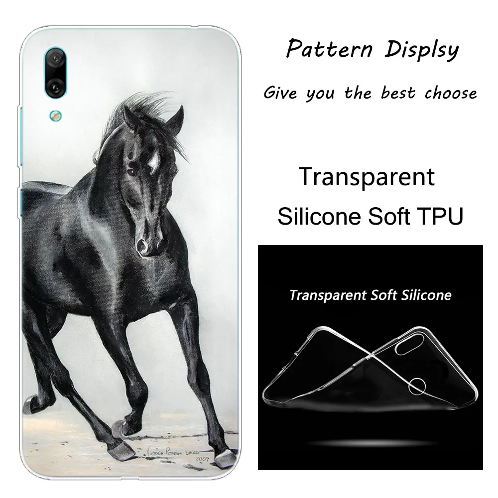 Мягкий силиконовый чехол для телефона Hot Horse Running для huawei mate 10 20 Lite Pro Enjoy 9S Y9 Y7 Y6 Y5 Pro Модный чехол - Цвет: 012