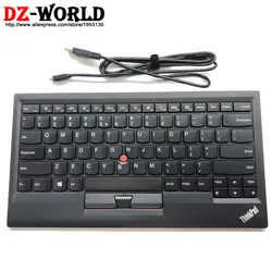 Новый оригинальный для lenovo Thinkpad USI английский Bluetooth Wirless клавиатура KT-1255 с USB зарядный кабель FRU P/N 03X8714