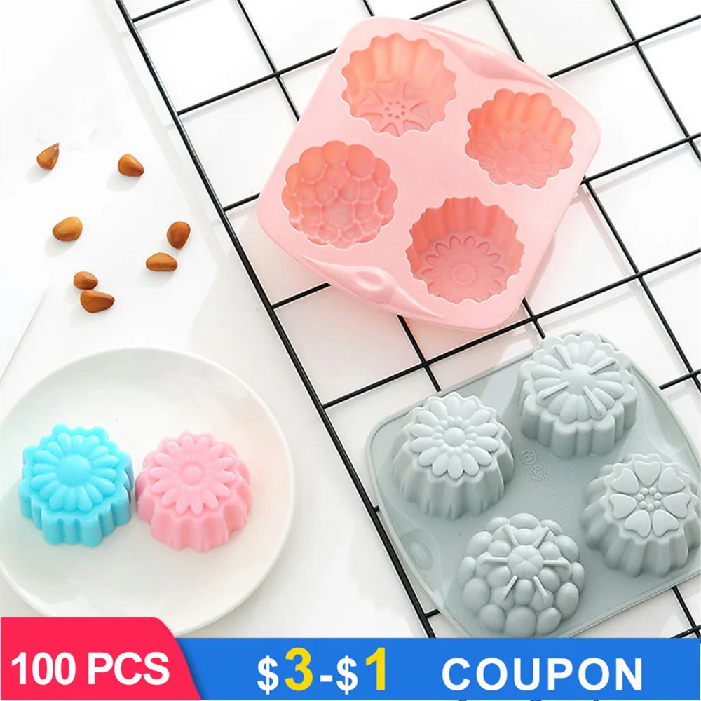 

High Quality Eco-friendly Silicone Chocolate Molds For Baking Fondant Cakes Decorating Tools Moon Cake Mold Kitchen Accessories