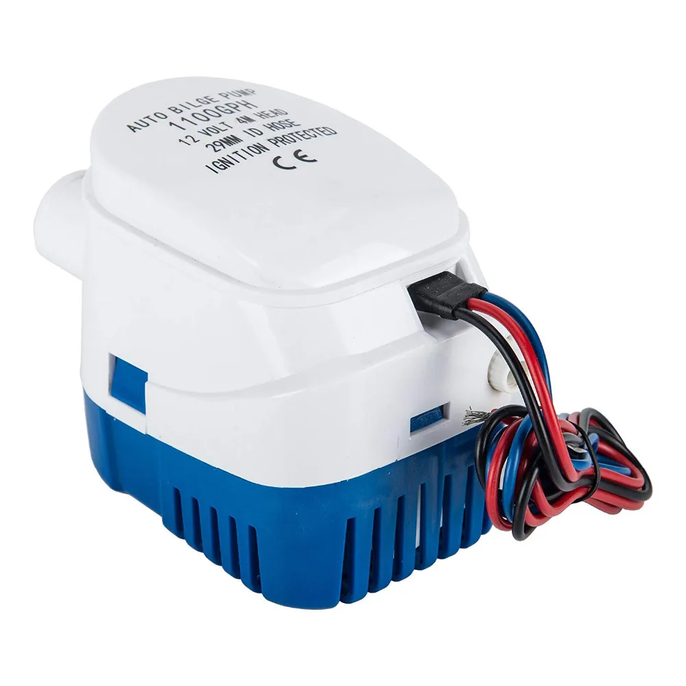 

12V Automatic Submersible 1100GPH Boat Bilge Water Pump Auto with Float Switch