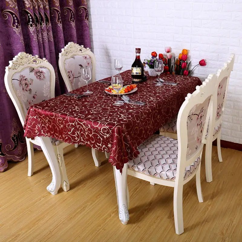 

Table Cloth Polyester Tablecloth Rectangular Party Hotel Dining Table Cover Coffee Shop Home Decor nappe de table rectangulaire