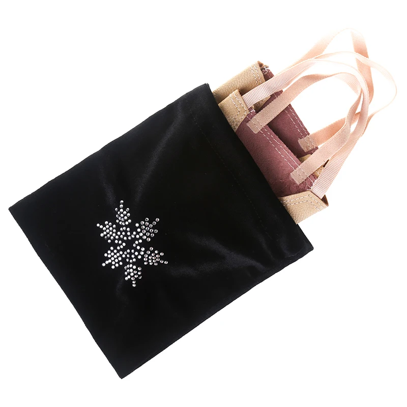 Half Shoe Bag RG Professional Protective Velvet Fabric 24 Color Accessories Gymnastics Fitness Girl Snowflake Rhinestone