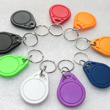 100 шт./лот 125 кГц RFID Близость EM пропуск брелки электронные ключи безопасности брелки для ключей для контроля доступа посещаемости времени