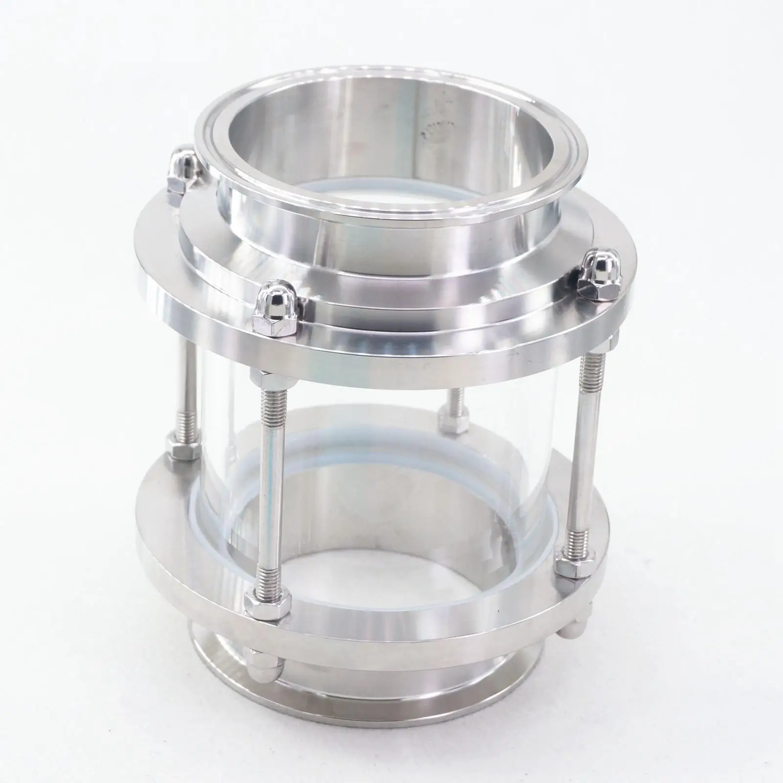 Ayame Tri Clamp Sanitay Flow Sight Glass in Line Flow Indicater SS304 Stainless Steel Fitting Homebrew Diary Product Color : Glass with 1Xclamp, Size : 4 Inch Ayame Tri Clamp Sanitay Flow Sight Glass in Line Flow Indicater SS304 Stainless Steel Fitting Homebrew Diary Product Color : Glass with 1Xclamp, Size : 4 Inch