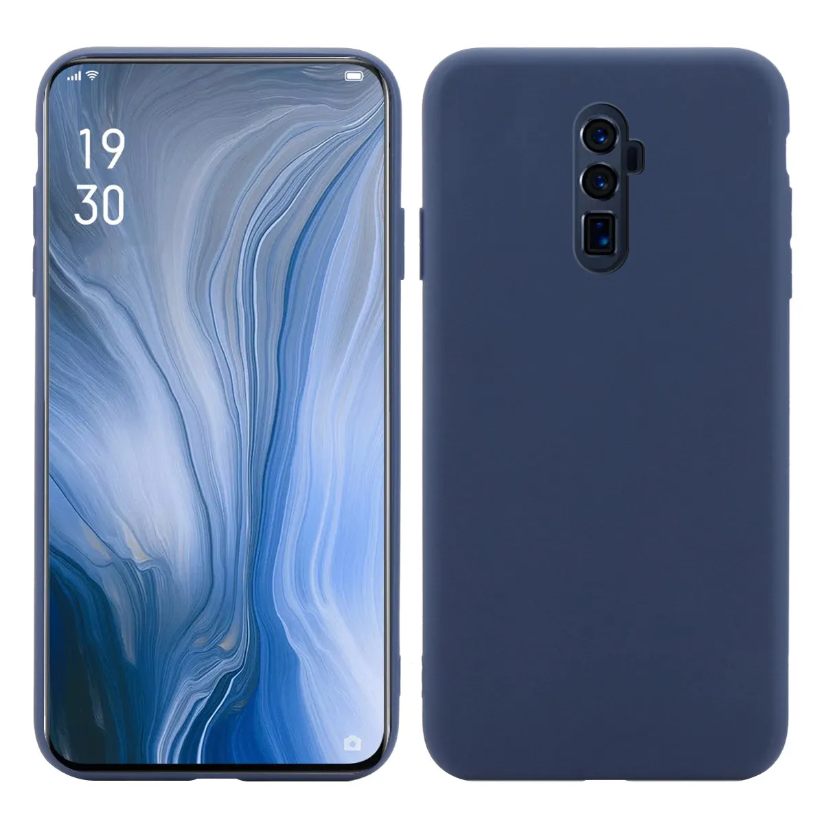 Силиконовый чехол для Oppo F11 Pro ярких цветов Мягкая силиконовая задняя крышка Reno 10x