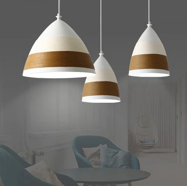 

Simple Loft Style Aluminum Rope Droplight Modern LED Pendant Light Fixtures For Living Dining Room Hanging Lamp Home Lighting