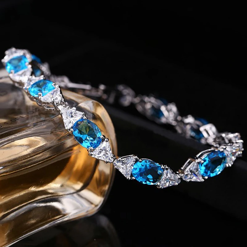 blue bracelet