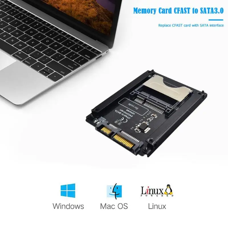 CFAST на SATA 3 0 HDD адаптер карты компьютер 22 Pin чехол для жесткого диска считыватель