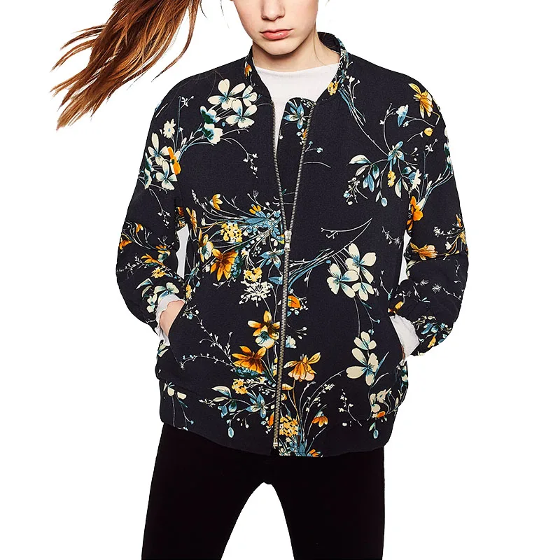 NYMPH 2017 Spring Autumn New Women Jacket Zipper Stand