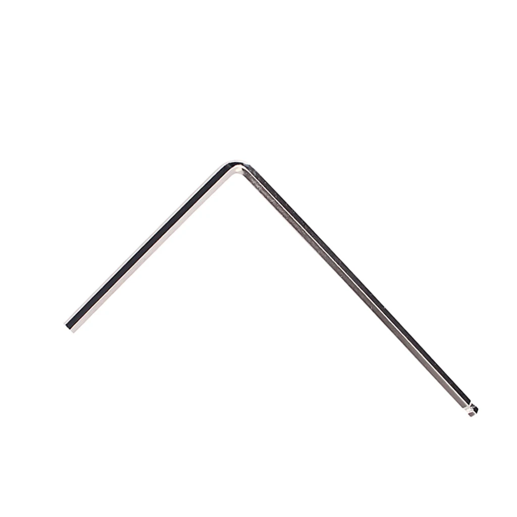 Tooyful Practical Stainless Steel Hexagonal Ball End Guitar Bass Neck Truss Rod Wrench Spanner