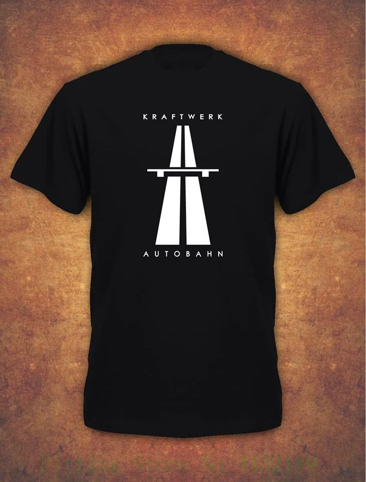 

Power Station Highway Retro Techno Mens T Shirt Black Tshirt O-neck Summer Personality Fashion Men T-shirts