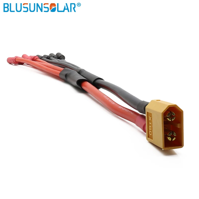 Banana Female Parallel Charger Cable Extension Y Splitter (8)