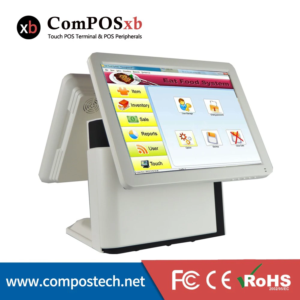 POS1618(P)D в наличии новый стиль 15 дюймов i3 процессор все одном EPOS сенсорный экран