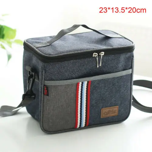 New Fashion Lunch Bags Portable Insulated Lunch Bag For Women Men Kids Thermos Cooler Adults Tote Box