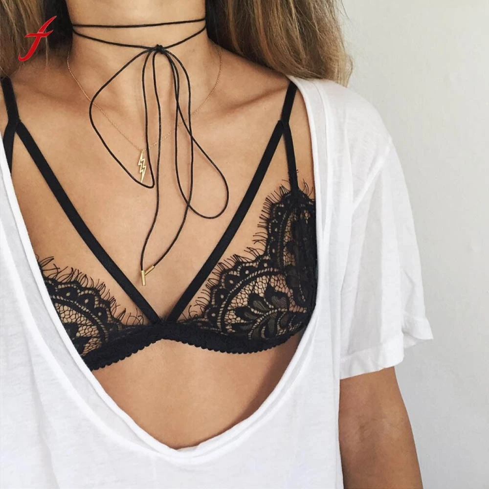 

Sexy Bralette Women Underwear Floral Lace Bralette Bustier Crop Top Sheer Bra Shirt Female Casual Vest Large Size Bra
