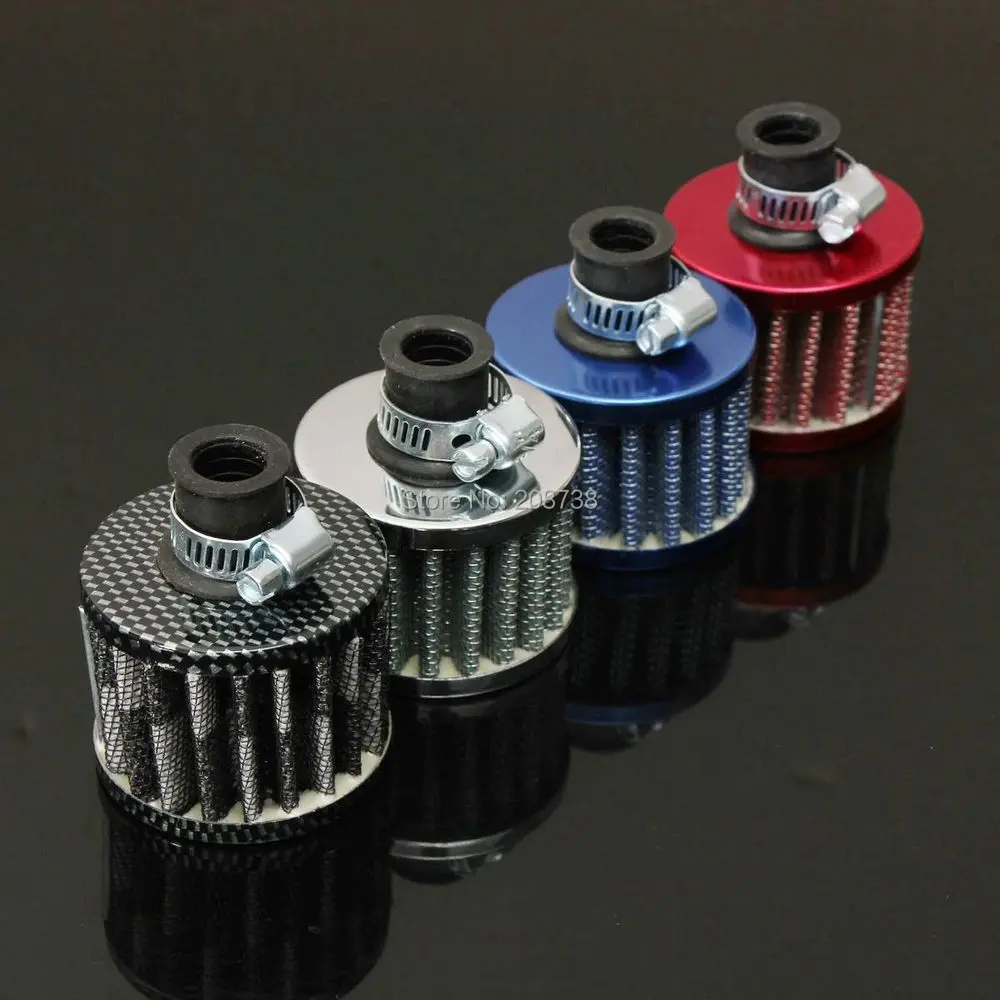 

10PCS/LOT 12mm Car Oil Cold Air Intake Crank Case Vent Cover Breather Filter Cleaner