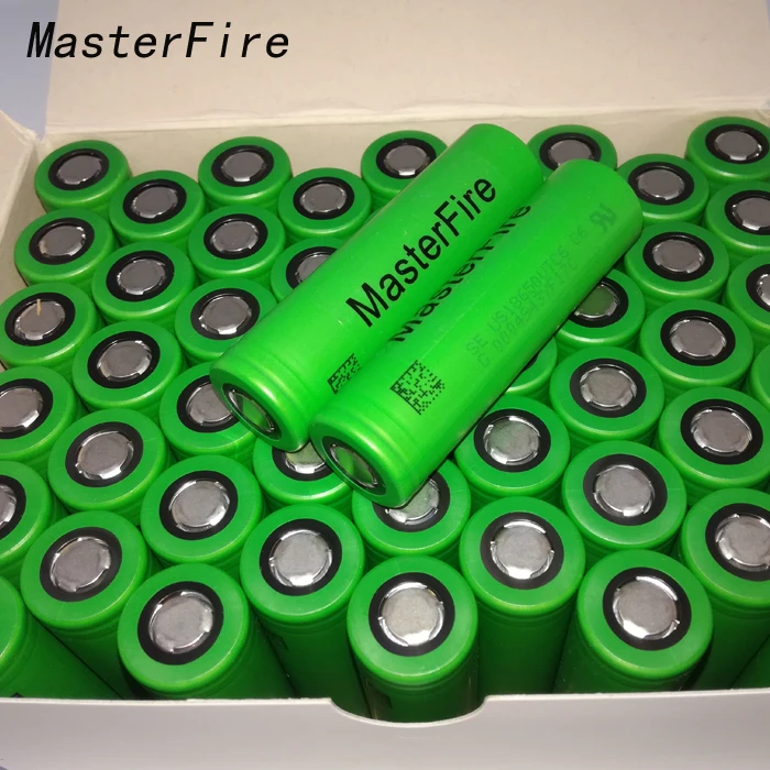 

MasterFire 2pcs/lot Original US18650VTC6 3.7V 3000mAh 30A High Drain Power Cell E-cigarette rechargeable Vape battery For Sony