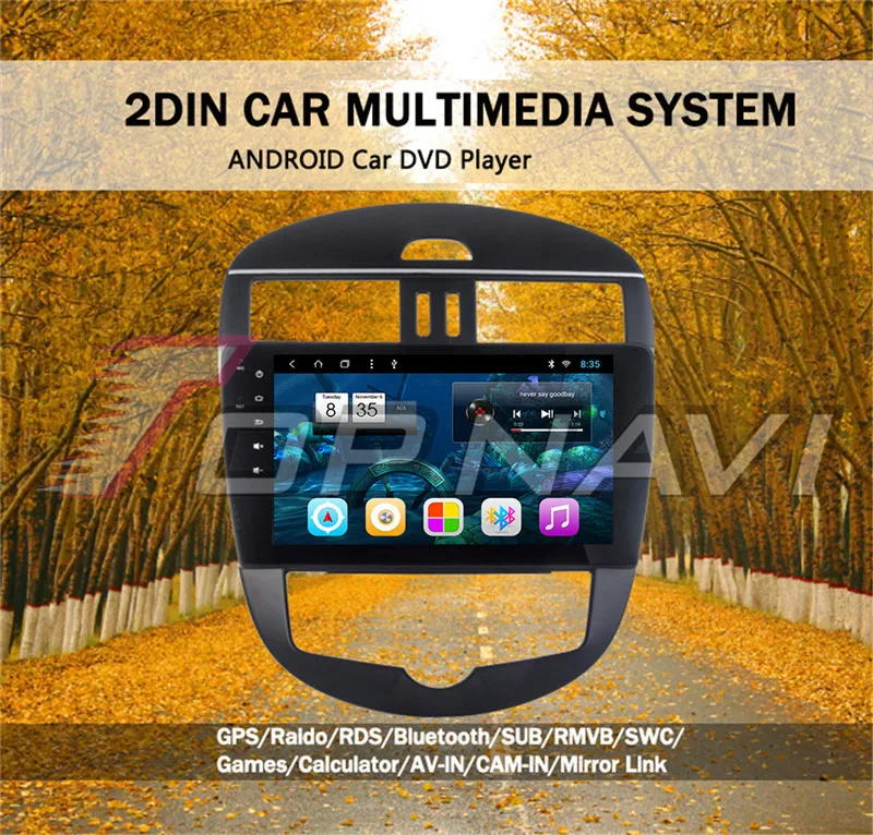 android car radio For Nissan Tiida H 2012