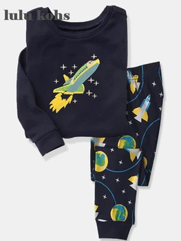 

Baby Boys Girls Clothing Set Children Pajama Nightwear for 2017 Cartoon Cars Clothes Toddler Long Sleeve Nightgown Sleepwear