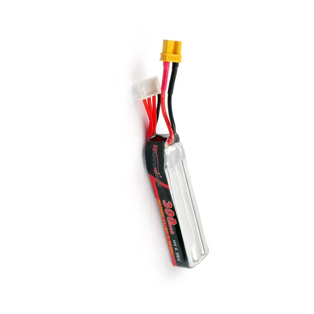 Happymodel 300mAh 11,4 V 30C/60C 3S XT30 вилка Lipo аккумуляторная батарея для Mobula7 HD Sailfly-X URUAV UR85/UR85HD RC Дрон