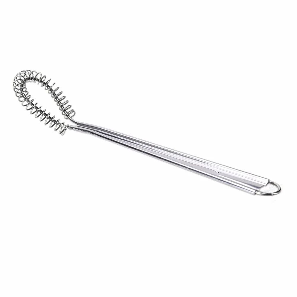 

Cooking Tools Steel Egg Beater Mini Whisk Milk Frother Foamer Coffee Mixer Spring Sauce Blender Accessoire de cuisine