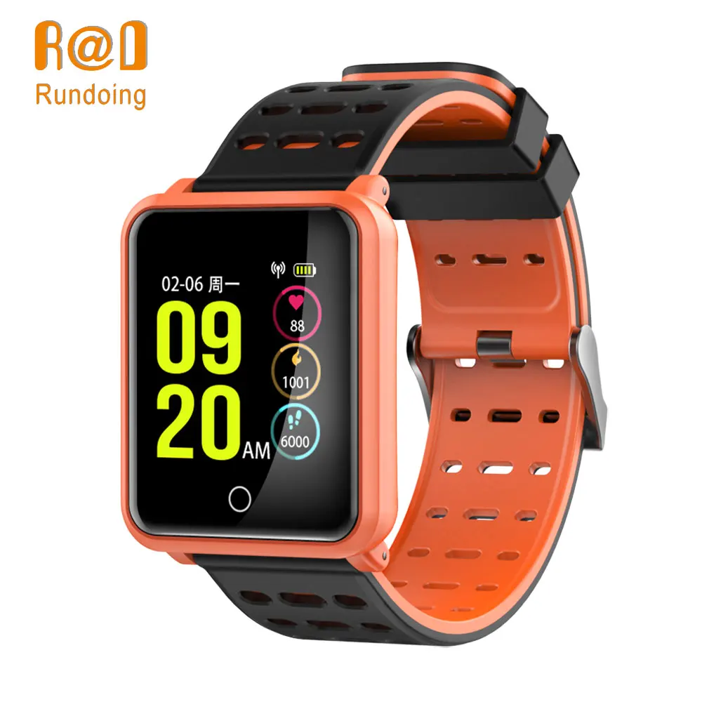 

Rundoing N88 Smart Watch Bluetooth Fitness IP68 Waterproof 1.3" Color Screen Watch Heart Rate,Swim Sport Smartwatch