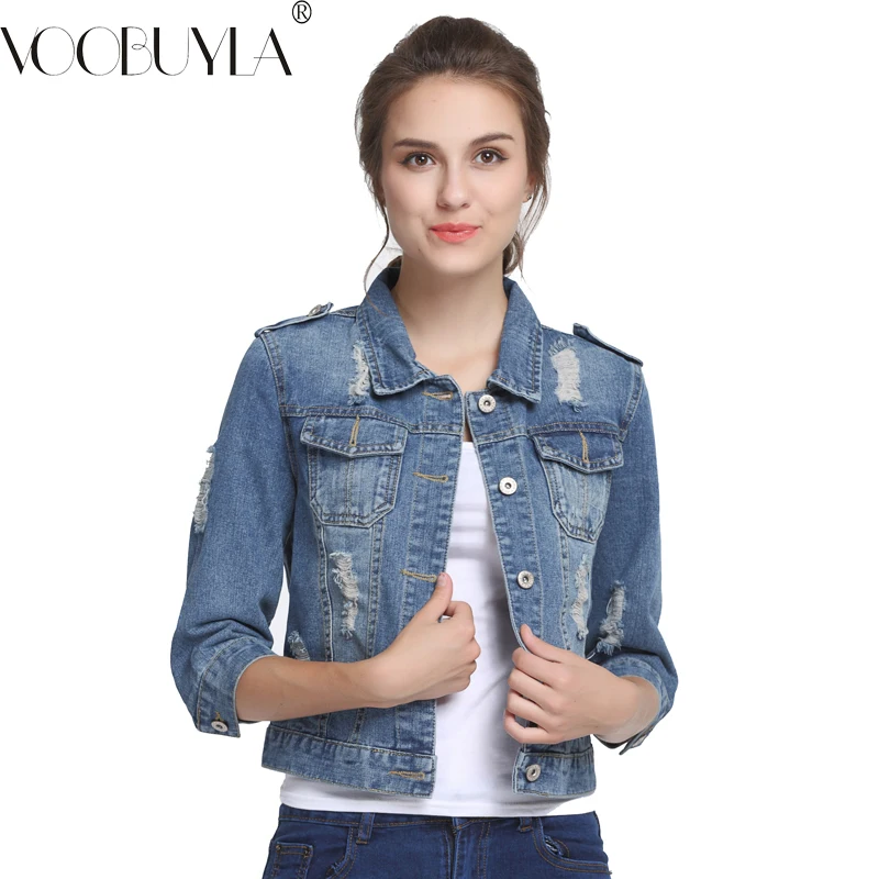 Женская джинсовая куртка большого размера плюс 5XL 6XL приталенный хлопковый