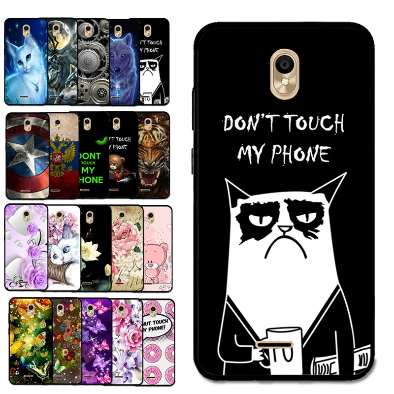 

For BQ 5302 G Don't Touch Individuality Cup Cat Cartoon Animal Case Cover Shell Bag Housing for BQ-5302G VELVET 2