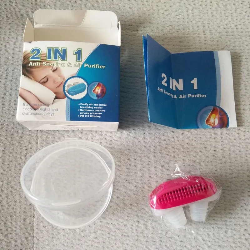 

PM2.5 Patent CPAP Snoring Device Apnea Ventilation Nose Breathing Apparatus Nasal Congestion Clean Air purifier