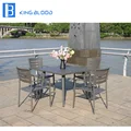 Outdoor rattan möbel rattan wicker stuhl ess sets-in Garten-Sets aus Möbel bei