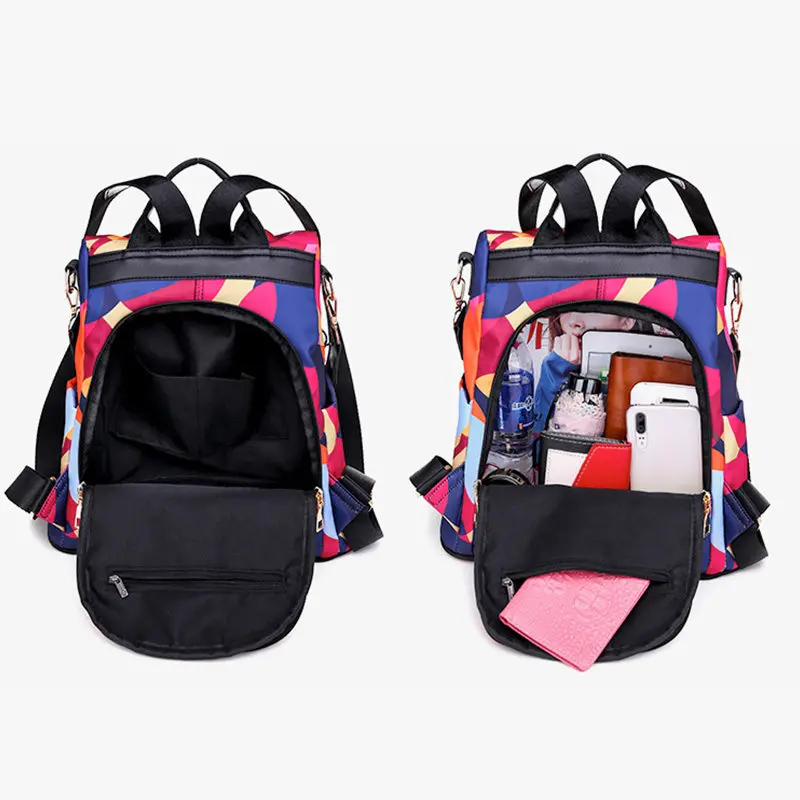 DIZHIGE модный бренд водонепроницаемый Оксфорд женский Противоугонный Рюкзак Школьная Сумка высокого качества для женщин многофункциональные дорожные сумки