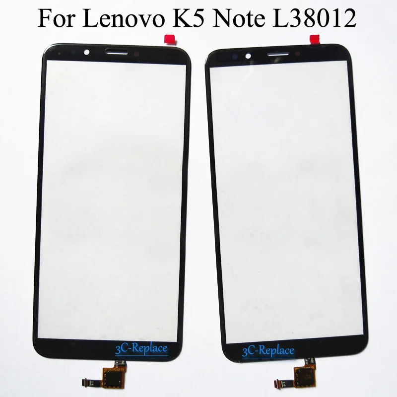

100% Tested Black/White 6.0 inch NEW For Lenovo K5 Note 2018 L38012 Digitizer Touch Screen Replacement Free shipping