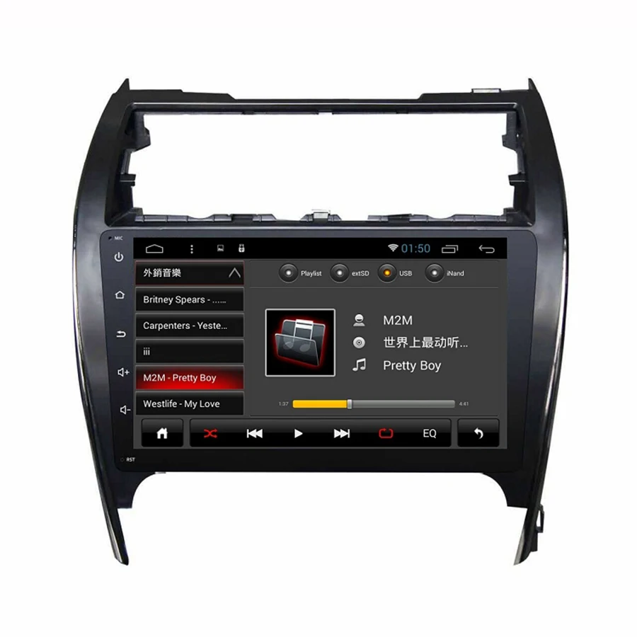 Cheap Vertical 12.1 inch Android 7.1 Quad Core Car Auto WIFI Radio Multimedia Player GPS Navigation For TOYOTA Fortuner 2016 2
