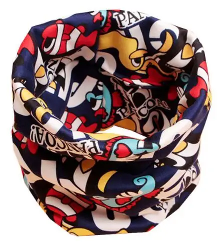 Зимний детский шарф для детей на осень бархатный шарф для девочек, для мальчиков-хомут с круглым воротником для мальчиков и девочек плюшевый шарф дети воротники шеи ребенка шарф - Цвет: sea fish