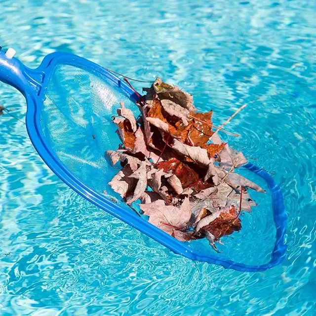 2018 new Leaf Rake Mesh Frame Net Skimmer Cleaner Swimming Pool Spa Tool New Swimming pool cleaning net 44*31cm