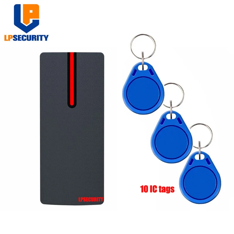 Устройство контроля доступа Wiegand 26 дюймов для улицы IP68 RFID-считыватель с
