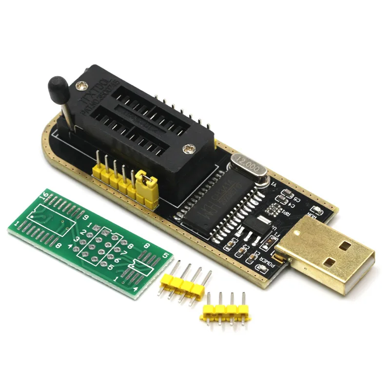 

10pcs CH341A 24 25 Series EEPROM Flash BIOS USB Programmer with Software & Driver