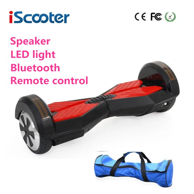 Cheap iScooter Bluetooth Hoverboard 8 Inche Hover Board Wheels Balance Scooter  electric skateboard With Marquee For Outdoor Sport