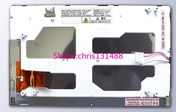Оригинальный 7-дюймовый дисплей Matsushita TFD70W42 TFD70W41 ЖК-экран монитора для Suba ru Tribeca